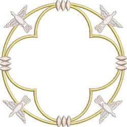 Embroidery Design Decorated Divine Frame