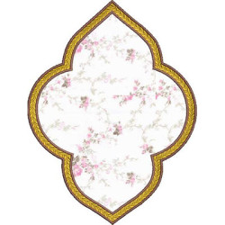 Embroidery Design Applied Religious Frame 8