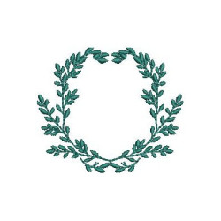 Matriz De Bordado Moldura Floral 77