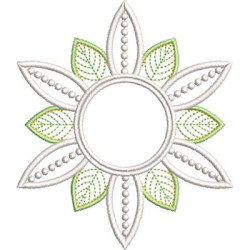 Diseño Para Bordado Mandala Floral 37