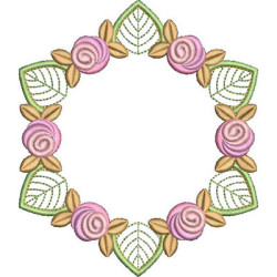 Diseño Para Bordado Mandala Floral 38