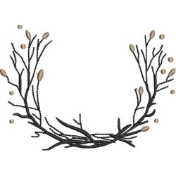 FRAME WITH TWIGS
