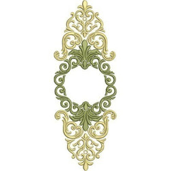 Matriz De Bordado Moldura Barroca 45