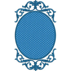 Embroidery Design Large Applied Frame 33 Cm