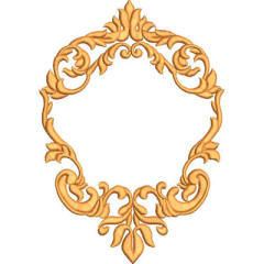 Diseño Para Bordado Escudo Provenzal 17 Cm..