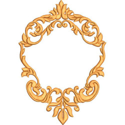 Matriz De Bordado Escudo Provençal 17 Cm