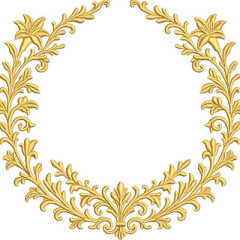 Diseño Para Bordado Marco De Lirios 6..