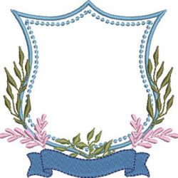 Matriz De Bordado Moldura 10 Cm Para Personalizar
