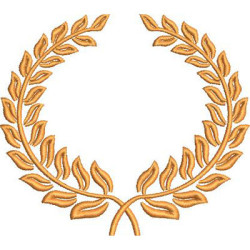 Diseño Para Bordado Ramas De Acacia De 11 Cm