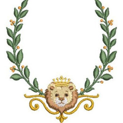 Diseño Para Bordado Marco De León De 9 Cm