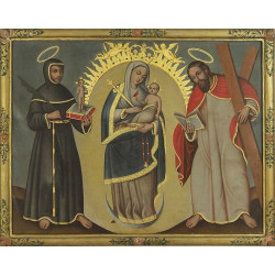 DESARROLLO VIRGEN DE CHIQUINQUIRA CON DE 20 CM DE ALTURA -  Libera en días 10 laborables