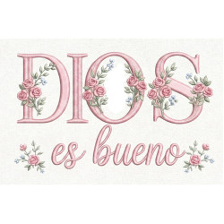 Desarrollo Dios Es Bueno - Flores 24 Cm