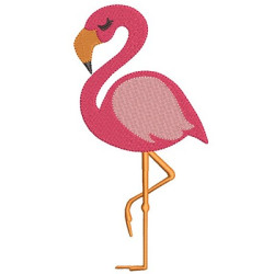 Matriz De Bordado Flamingo 2