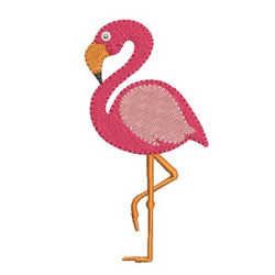 Diseño Para Bordado Flamingo 7