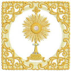 EMBROIDERED ALTAR CLOTHS MONSTRANCE 185