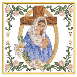 EMBROIDERED ALTAR CLOTHS OUR LADY OF SORROWS 83