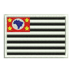 Embroidery Design São Paulo Flag 7 Cm