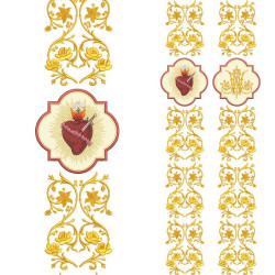 Embroidery Design Immaculate Heart Gallon Set