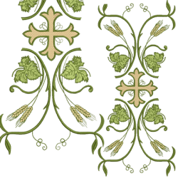 Embroidery Design Vertical Combined 38 Cm