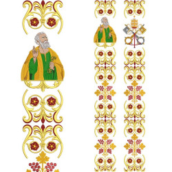 Embroidery Design Double Gallon Set For St Peter