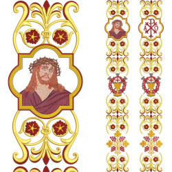 Embroidery Design Set For Gallon Martyrdom One Meter