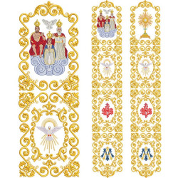 Diseño Para Bordado Conjunto Para Gala Divino Padre Eterno