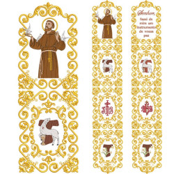 Embroidery Design Set For Gallon Saint Francis Of Assisi