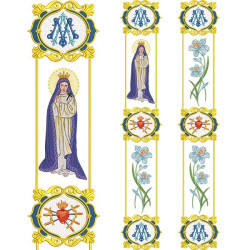 Embroidery Design Set For Gallon Of Our Lady Of Sorrows