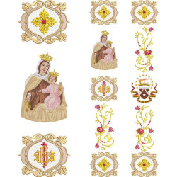 CONJUNTO PARA GALÃO NOSSA SENHORA DO CARMO