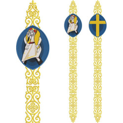 Diseño Para Bordado Conjunto Para Galón Misericordiosos Como El Padre