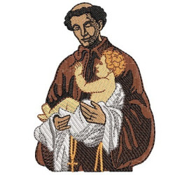 Diseño Para Bordado 10 Cm Son Benedito
