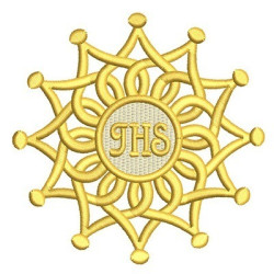 Embroidery Design Decorated Cross Jhs