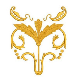 Embroidery Design Arabesco Golden Part 2