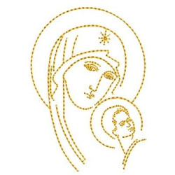 Diseño Para Bordado Nuestra Señora Perpetuo Socorro 2