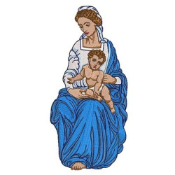 Diseño Para Bordado Nuestra Señora Del Belo Ramo