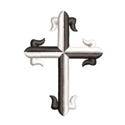 Diseño Para Bordado Cruz Dominicana