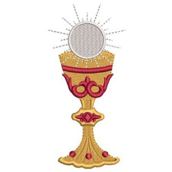 Embroidery Design Chalice 12 Cm