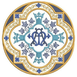 Embroidery Design Marian Frame 22
