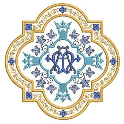Embroidery Design Marian Frame 23