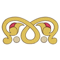 Embroidery Design Arabesco Horizontal 3