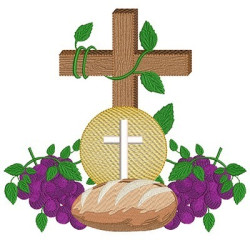 Embroidery Design Cross Of The Eucharist 2
