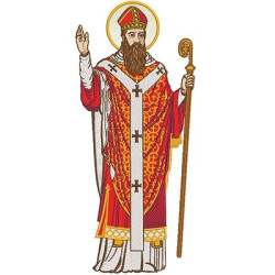 Embroidery Design Saint Boniface 38 Cm