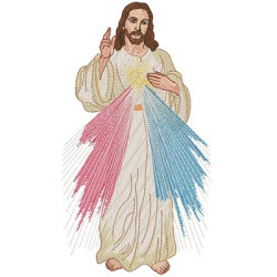 Diseño Para Bordado Jesús Misericordioso 30 Cm