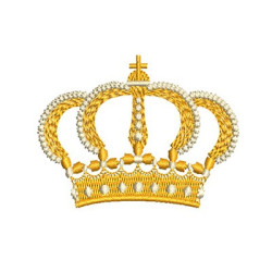 Embroidery Design Crown 6 Cm 3