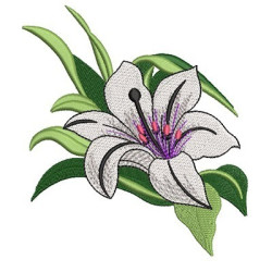 Embroidery Design Lily 2