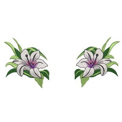 Embroidery Design Lilies 2