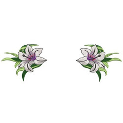 Embroidery Design Lilies 5