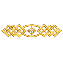 Embroidery Design Arabesc Celtic With Cross 2