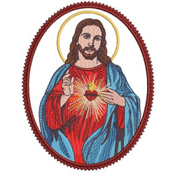 HEART SACRED MEDAL OF JESUS 2