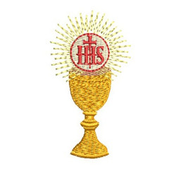 Embroidery Design Chalice 6 Cm